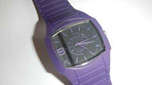 DIESEL　ディーゼル　時計　腕時計　メンズ　パープル　紫　シリコン　DZ1385　新品