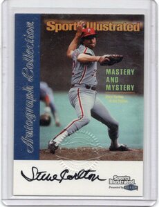 1999 Sports Illustrated Greats of the Game 「STEVE CARLTON」 Autograph 刻印入り直筆サイン　