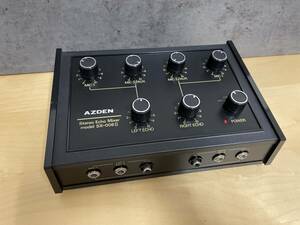 AZDEN Stere Echo Mixer 【SX-006Ⅱ】アツデン ステレオエコーミキサー　※ジャンク