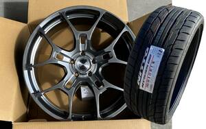 【2024年新作】RAYS G025GC 22インチ NITTO NT555G2 245/35R22 97Y XL 新型アルファード/ヴェルファイア タイヤホイール4本 ナット付き