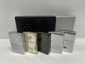 D228-I44-1097 ▲■ ZIPPO ジッポー HOPE GUAM 五大陸 10th Anniversaryなど オイルライター 喫煙具 喫煙グッズ まとめ売り 5点セット