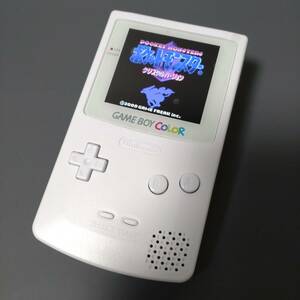 ゲームボーイカラー ホワイト ips液晶 バックライト GBC IPS LCD #368