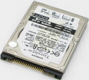 内蔵型 ハードディスク HITACHI HTS548040M9AT00 ■ 2.5インチ HDD IDE 40GB/5400rpm/8MB