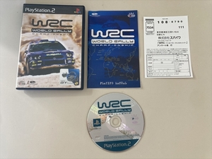 良品　23-PS2-488　プレイステーション2　WRC　ワールドラリーチャンピオンシップ　動作品　PS2　プレステ2