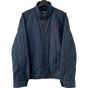 ■激レア■00s RALPH LAUREN キルティング ナイロン ハリントン ジャケット L ラルフローレン スイングトップ 90s RRLビンテージ