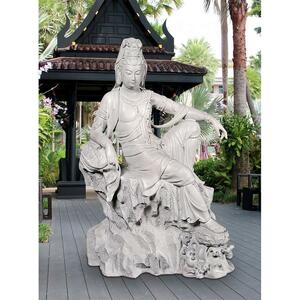 観音菩薩像 観世音菩薩 彫像　慈悲と慈しみの女神 ガーデン彫刻 彫像/ 庭園 ガーデニング（輸入品）