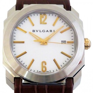 ブルガリ BVLGARI オクト BGO41WSLD ホワイト文字盤 新品 腕時計 メンズ