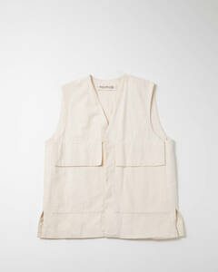 POLYPLOID VEST TYPE-A / OFF WHITE オーバーサイズベスト ポリプロイド