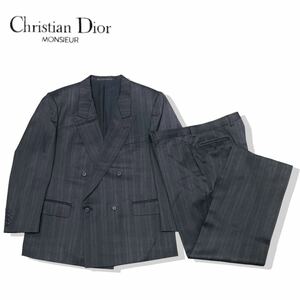 正規品 Christian Dior MONSIEURクリスチャン ディオール オールムッシュ セットアップ ストライプ ダブルブレスト スラックスパンツ　