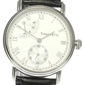 ティファニー TIFFANY&Co. M261 クラシック パワーリザーブ 手巻き メンズ _807945