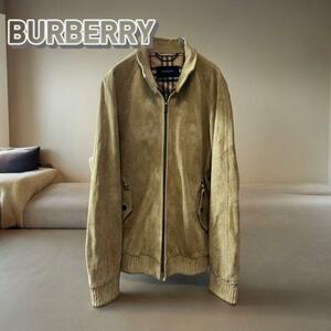 BURBERRY バーバリー ジャケットスウィングトップスウェード ベージュ L