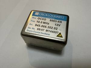 (ゆうパック送料無料)DOCXO ダブルオーブン OCXO 10MHz OSCILLOQUARTZ 8663 12V