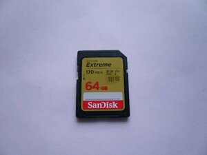 SanDisk　Extreme　SDXCカード　64GB　　