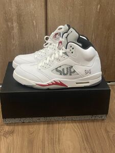 supreme jordan5 promo model サイズ　29.5cm シュプリーム　ジョーダン　AIR JORDAN5 JORDAN プロモ　レア