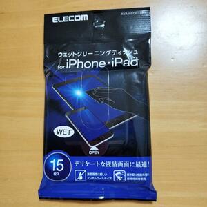 ELECOM ウェットクリーニングティッシュ for iPhone / iPad