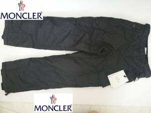 新品タグ付 MONCLER モンクレール ★キッズ　◆黒　ブラック　裾は雪等入らない様にガード付き　10