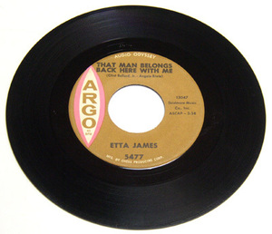 45rpm / Breaking Point - Etta James - That Man Belongs Back Here With Me / 60s,Rhythm & Blues,Soul,Funk,Original,US,Argo, 1964