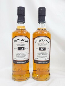 未開栓 BOWMORE 12年 ボウモア ウイスキー 40% 350ml SCOTCH WHISKY 古酒 ③Lh3.20