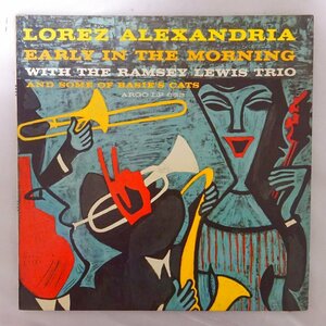 14031594;【US盤/ARGO/灰ラベル/深溝/MONO】Lorez Alexandria With The Ramsey Lewis Trio / Early In The Morning