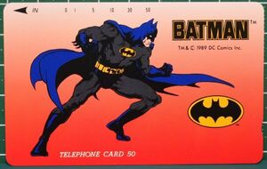 【送料無料】テレカ　バットマン　BATMAN テレホンカード　1枚　