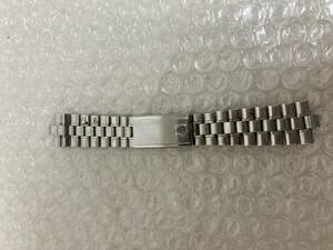 1円～ 出品 OMEGA オメガ 純正ブレス 1098 取付け幅19mm ヴィンテージ メンズ 腕時計 パーツ ベルト 現状販売