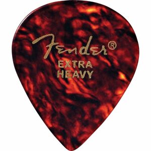 Fender 551 Shape, Shell, Extra Heavy ピック12枚パック〈フェンダー〉