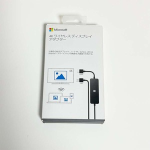 Microsoft 4K ワイヤレス ディスプレイ アダプター UTH-00036 パソコンやスマホの画面をミラーリングMiracast
