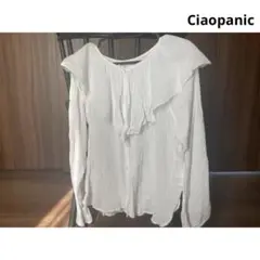 【Ciaopanic】ビッグカラーコットンブラウス