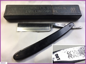 ■□ 中古 西洋式剃刀 西洋剃刀 Yashima ヤシマ 刃の状態は良好 柄は木製 □■ レザー razor カミソリ 理容院 理容師 レトロ アンティーク