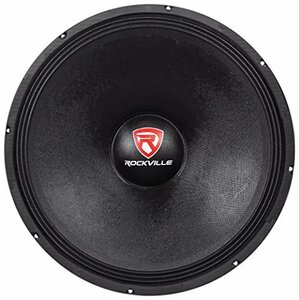 【中古】Rockville RVW1800P4 1800w 18インチ Raw DJ サブウーファー 4オーム サブウーファー 240オンス マグネ