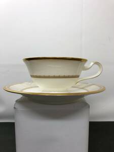 Uー５☆彡　Noritake　ノリタケ　ボーンチャイナ　カップ＆ソーサー　1客　【中古】