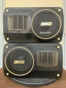 BMB ビーエムビー スピーカー CS-210 CS-02相当品 音出しOK 動作品 カラオケ LR 2個セット ペア