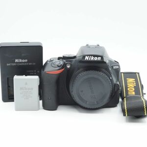 【美品】Nikon ニコン D5500 ボディ ブラック #837