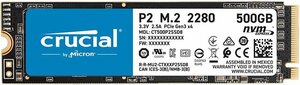 Crucial クルーシャル P2シリーズ 500GB 3D NAND NVMe PCIe M.2 SSD CT500P2SSD8【5年保証】