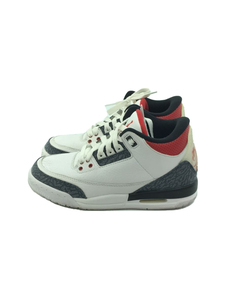 NIKE◆AIR JORDAN 3 RETRO SE-T GS_エアジョーダン 3 レトロ SE-T GS/23cm/WHT