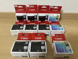 【新品未開封】Canon キャノン 純正品 PIXUS BC-310 ブラック×8 BC-311 3色カラー×3 計11個セット