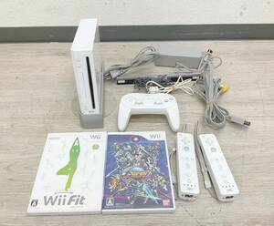 ◇ゲーム◆Nintendo 任天堂 Wii RVL-001 Wii Fit/SDガンダム Gジェネレーション ワールド ソフト リモコン コントローラー 通電確認済