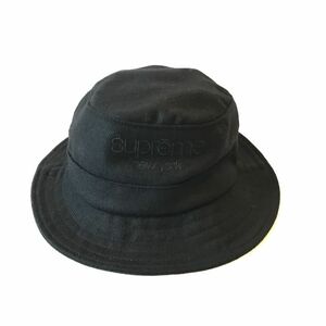 Supreme シュプリーム Loro Piana ロロピアーナ Wool Herringbone Crusher Hat ウール ヘリンボーン クラッシャーハット 黒 size:M/L/帽子