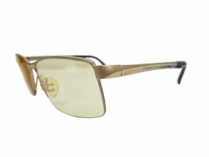 PORSCHE DESIGN メガネ 眼鏡 サングラス 度入り チタン ゴールドカラー 56□14 140 メンズ