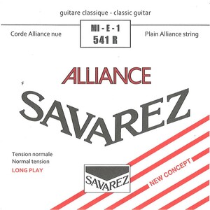 サバレス 弦 バラ弦 1弦 SAVAREZ 541R ALLIANCE Normal tension クラシックギター弦 アリアンス ノーマルテンション