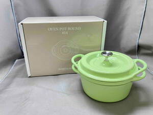 バーミキュラー/VERMICULAR/OVEN POT ROUND#14/未使用品/グリーン