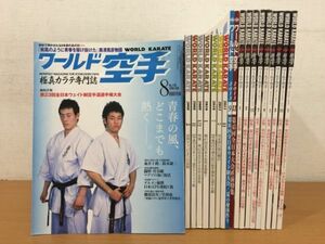 極真カラテ専門誌 ワールド空手 2006～2020年 不揃いまとめて19冊セット 極真舎 [WORLD KARATE]