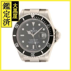 M番　ROLEX　ロレックス　サブマリーナ　16610　ステンレススチール　ブラック文字盤　メンズ　腕時計（2147200494654）【200】C