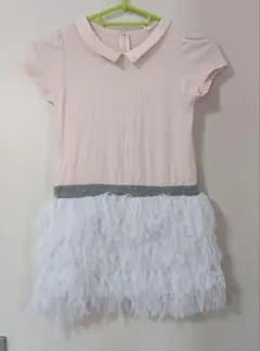 女児洋服　ワンピース　Peach&Cream　120cm