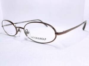 B257 新品 眼鏡 メガネフレーム チタン ブランド VIKTOR&ROLF 51□20 135 11.8g フルリム 軽量 シンプル 女性 レディース 男性 メンズ