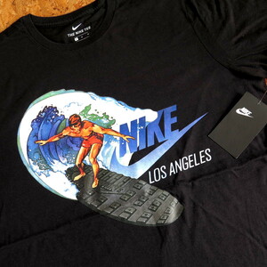 新品☆本物 Mサイズ LAモデル NIKE LOS ANGELES SURFING TEE ナイキ サーファー サーフィン Tシャツ SURF ワッフルソール USA アメリカ