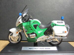 ☆BMW R1100 RT PORICE VERSION☆海外製☆1/18☆ドイツ警察バイク☆美品・外箱ダメージ有☆