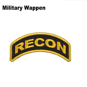 ミリタリーワッペン RECON リコン 偵察兵 パッチ アクセサリー リメイク カスタム サバゲー