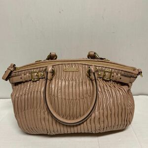 【COACH コーチ 】F18620 ハンドバッグ トートバッグ 2way マディソン ベージュ ギャザードレザー 2402oki