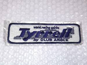 F1 Tyrrell ティレル Club Angle クラブアングル 刺繍 ワッペン 4.5×15.0cm☆未使用品☆即決価格☆当時物